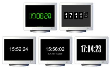 Best Screensavers Digital Clock