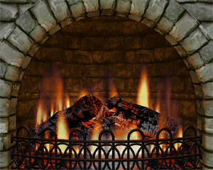 3D Realistic Fireplace
