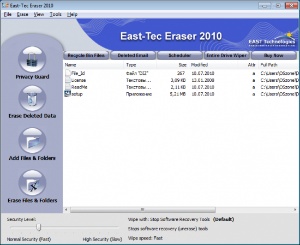 East-Tec Eraser 2011 9.9 
