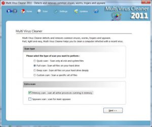 Multi Virus Cleaner 2011 11.3.1