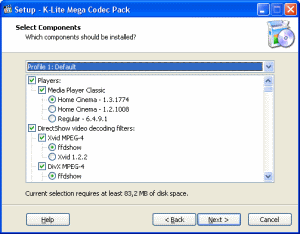 K-Lite Mega 
Codec Pack 5.9.0