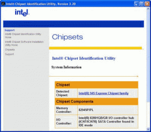 Intel Chipset Software Installation Utility 9.2.0.1030