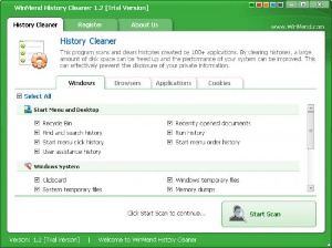 WinMend History Cleaner 1.3.7 